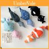 Kepelon Ocean Animal Plush Toy Cute Clown Fish Shark And Dolphin Stuffed Animals For Kids Vibrating And Huggable!