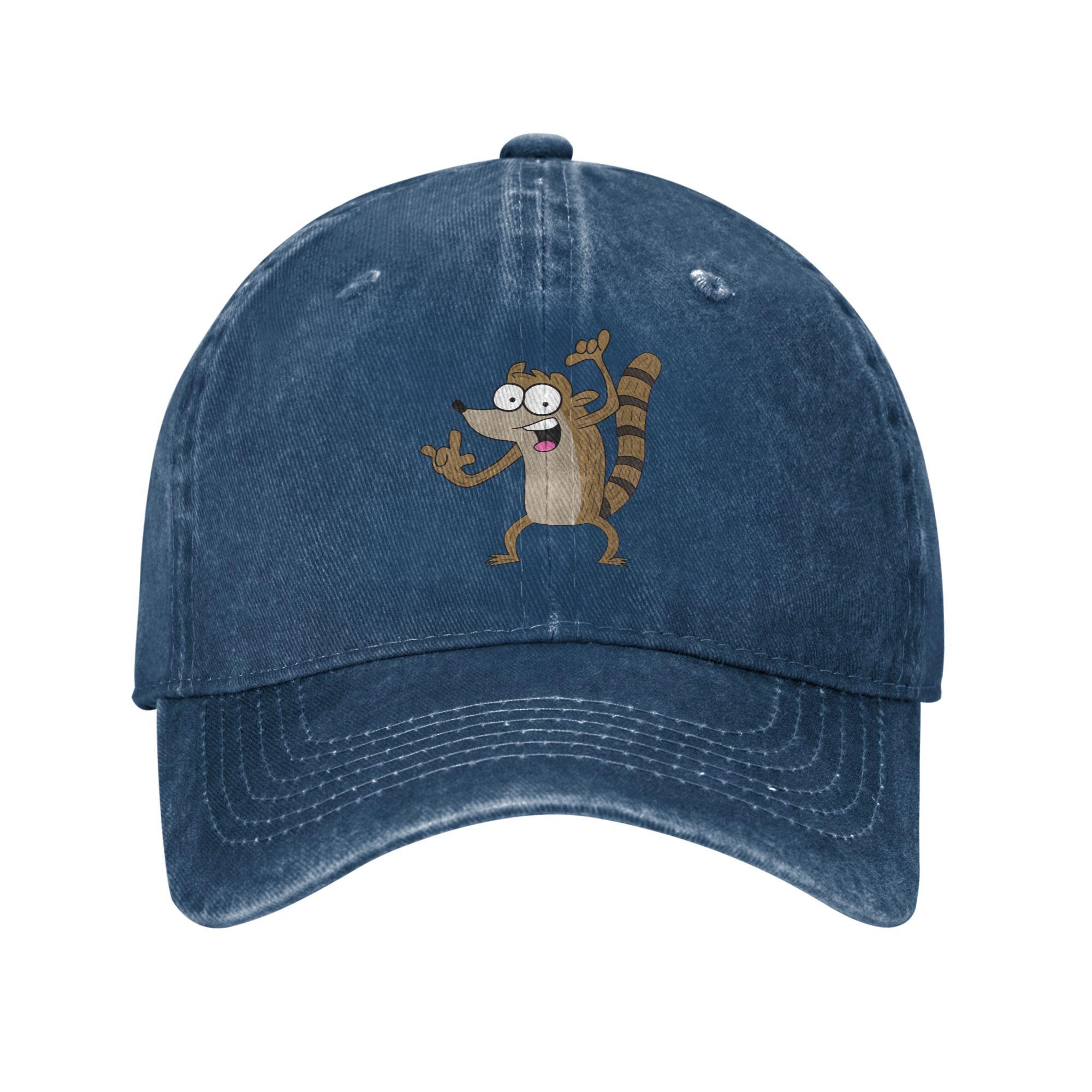 Mordecai and the Rigbys Washed Baseball Cap  Streetwear Sun Trucker Hat Summer Couple Women Outdoor Sports Snapback Cap One Size
