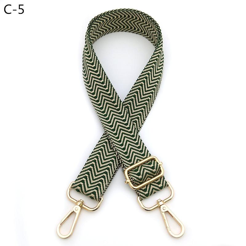 New Arrow Solid Color Bag Shoulder Strap Accessories One Shoulder Oblique Span Adjustable Replacement School Bag Wave Strap