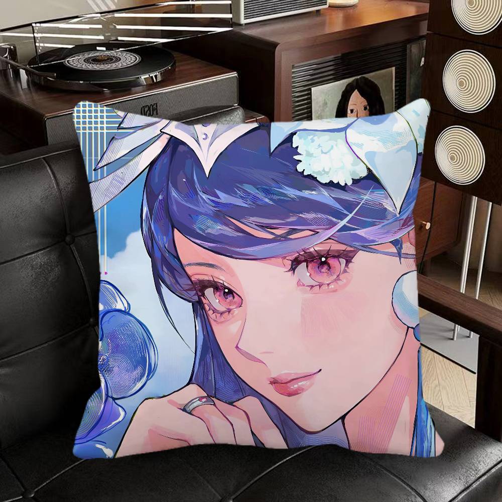 Maomao Anime The Apothecary Diaries  Pillow Case Square Pillow Bedroom Sofa Leisure Comfort Cushion Car Home Decoration