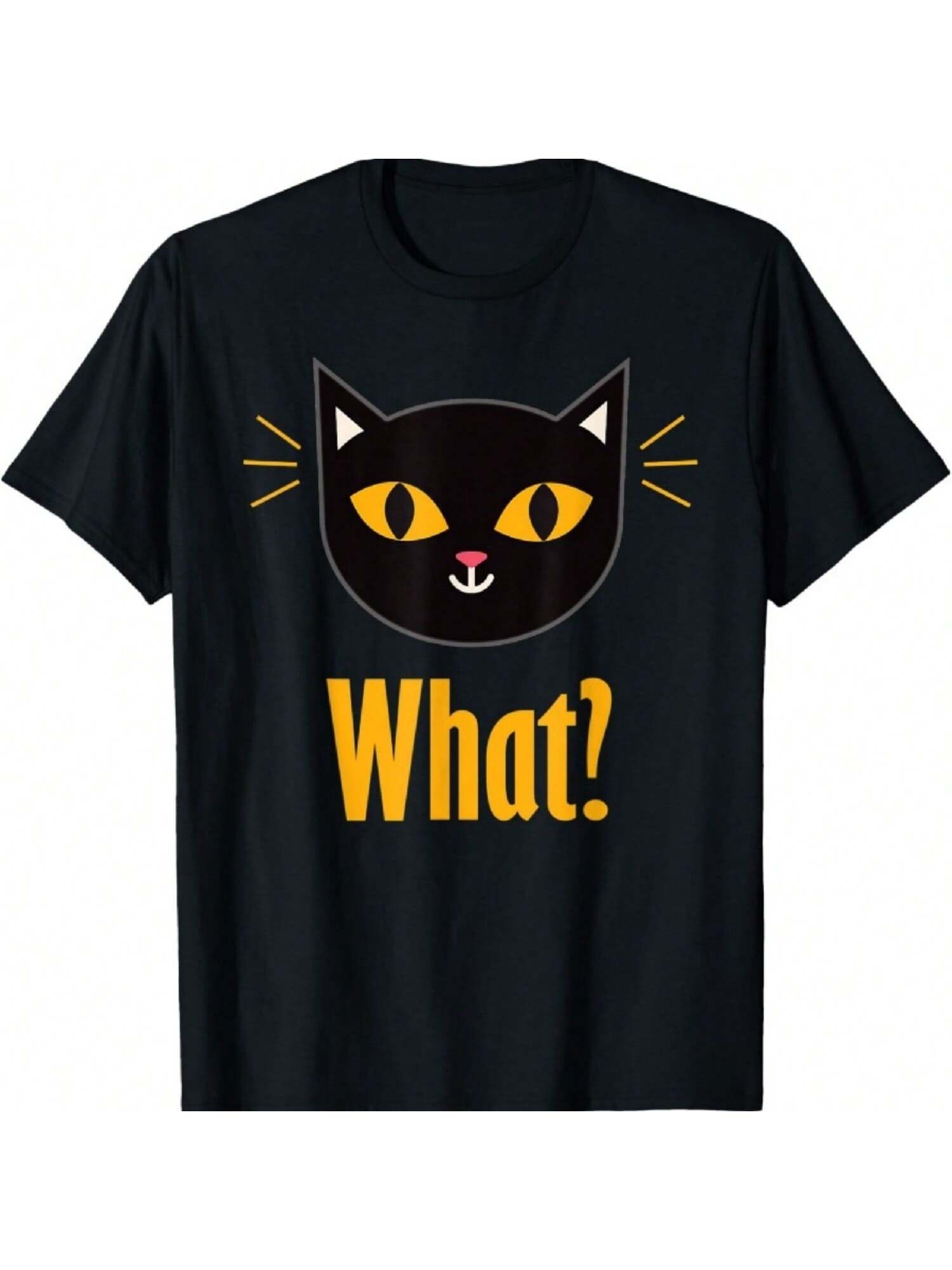 PSYCHO CAT FUNNY HALLOWEEN MEN WOMEN T-Shirt S разноцветный