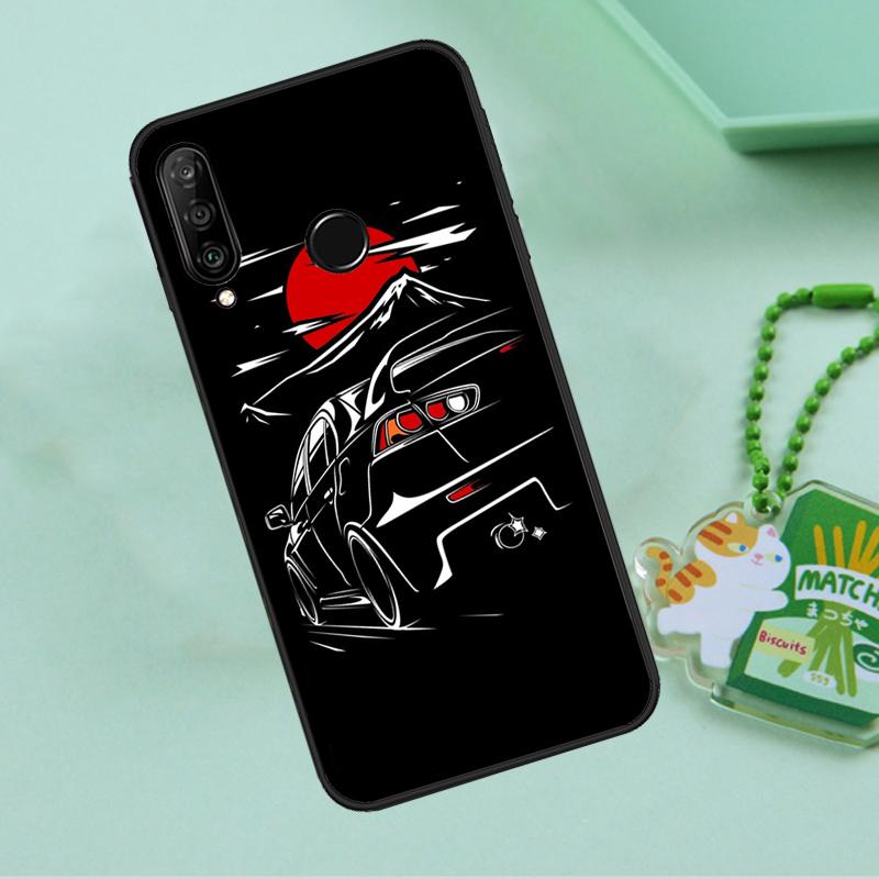 JDM Car Evo For Huawei Nova Y90 Y70 Y60 Y61 Y91 Y72 9 10 SE 12i 12s 11i 5T P60 Pro P20 P30 P40 Lite Case