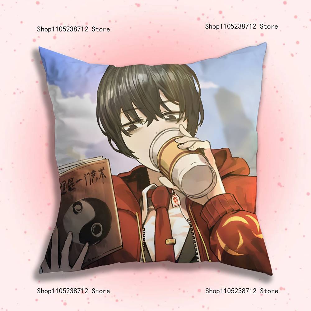 Yi Sang L-Limbus C-Company Pillow Case cute cartoon anime peripheralsBedroom Sofa Decorative Cushion Cover Soft Cushion Cover 12x12Inch