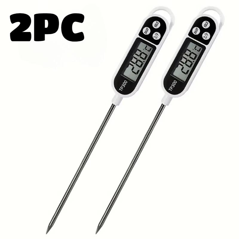 Food Thermometer TP300 Digital Kitchen Water Oil Thermometer LCD Display Temperature Probe for Cooking Grilling BBQ Candy Milk