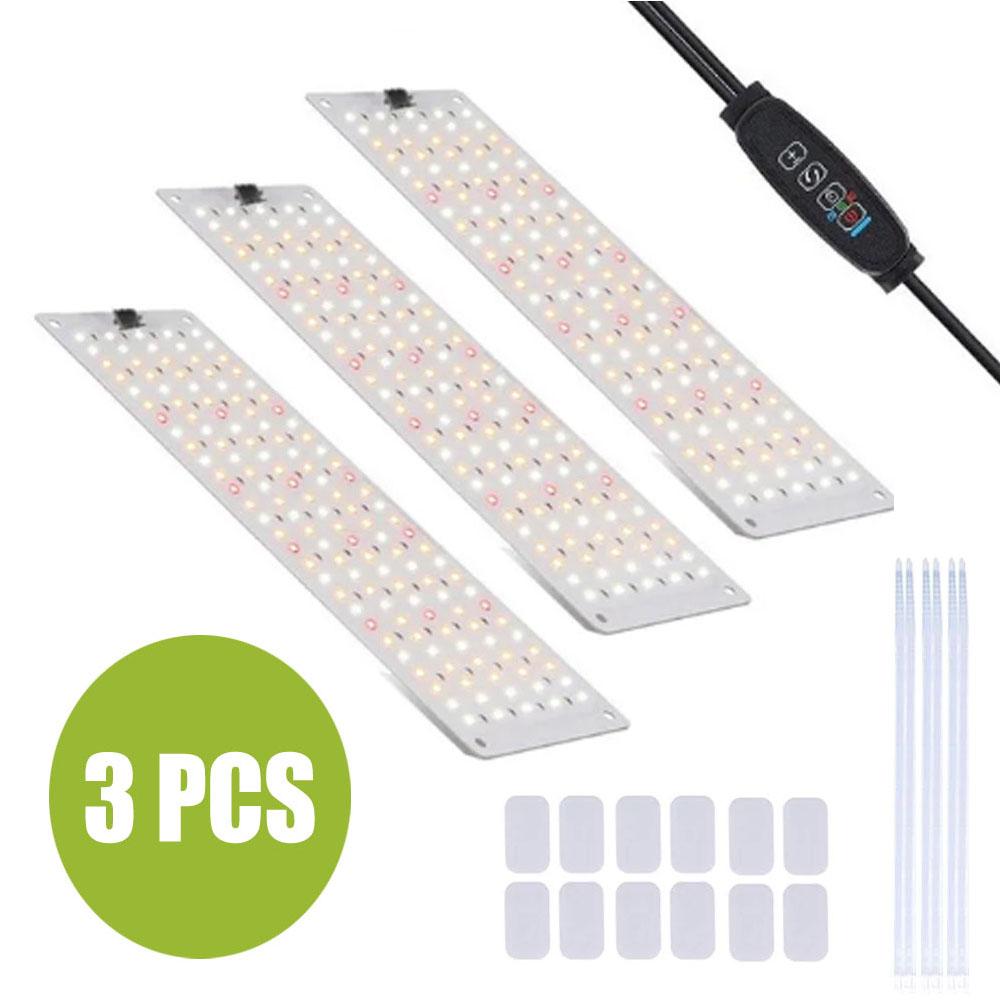 LED Grow Panel Licht Ultradünn Vollspektrum Dimmbar Timer Pflanzenlichter Unter Schrank Wachstumslampe für Zimmerpflanzen Regal