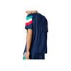 Adidas Originals Comfortable And Stylish Crew Neck Pullover Pattern Print Short Sleeve T-Shirt Men Tops Navy-Blue IY4631
