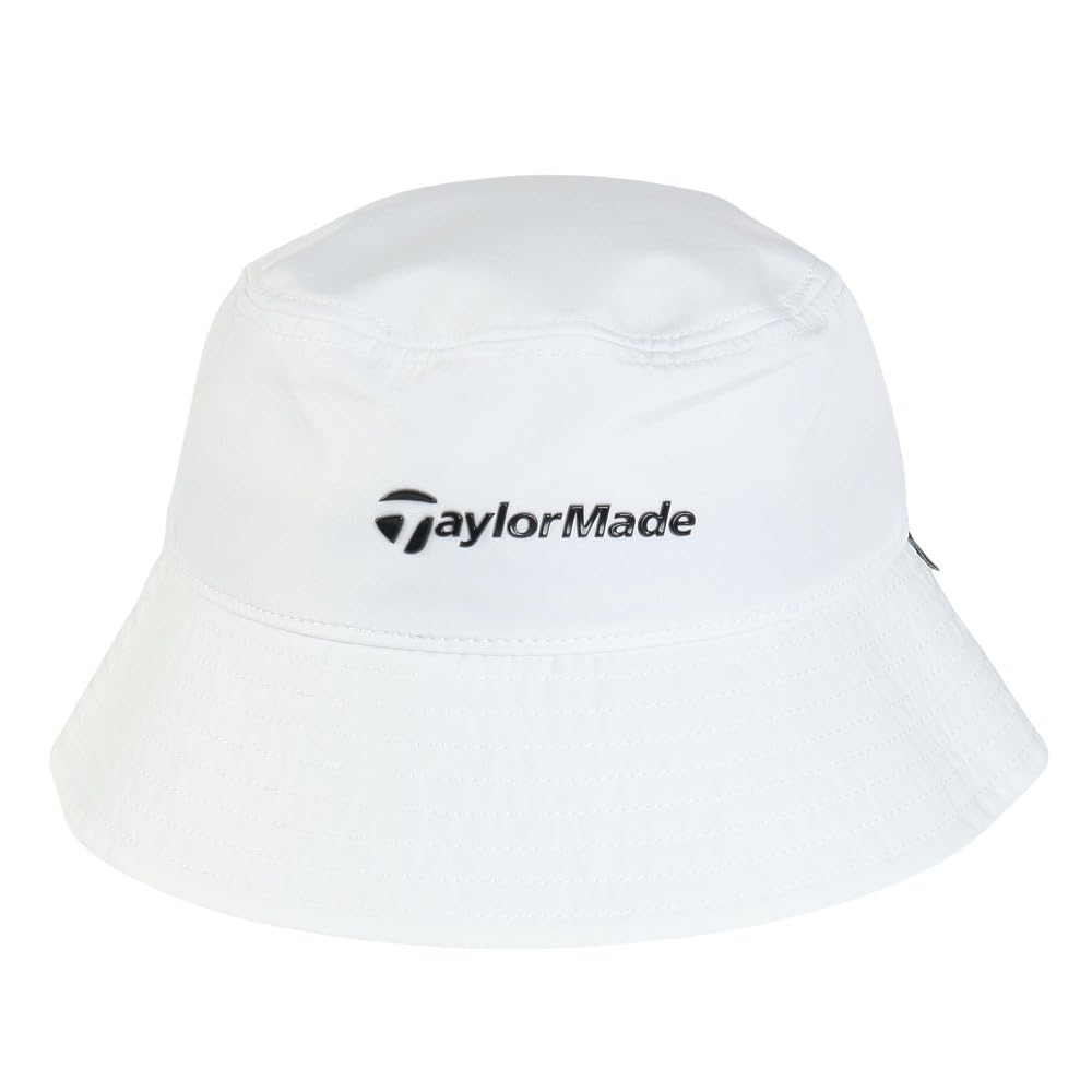 TaylorMade Men's Medium Bucket Hat, White, Size 57-59cm (20.6-22.2 Inches), UN286 (FW 24)