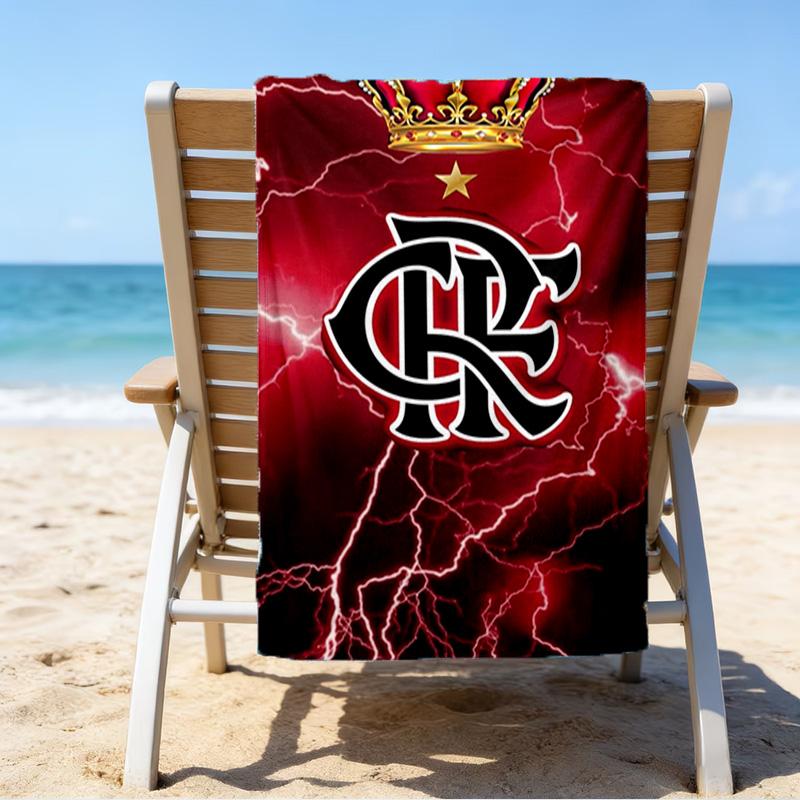 Football Club Printed Beach Towel, Super Soft Microfiber, Perfect Gift Birthday, for Pool, Beach, Travel, for family and friends