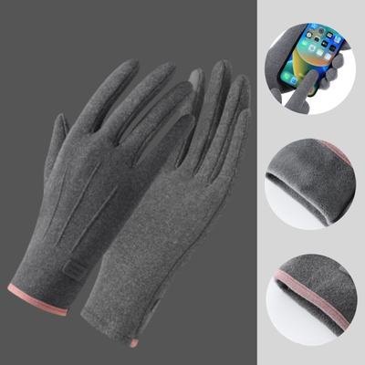 German Anti-Cold Velvet Gloves Windproof Touch Screen Warm Sports Gloves for Men And Women Velvet Riding Gloves