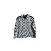 Polo Collar All Over Print Warm Long Sleeve Cotton Jacket Men Jackets BV5540-010