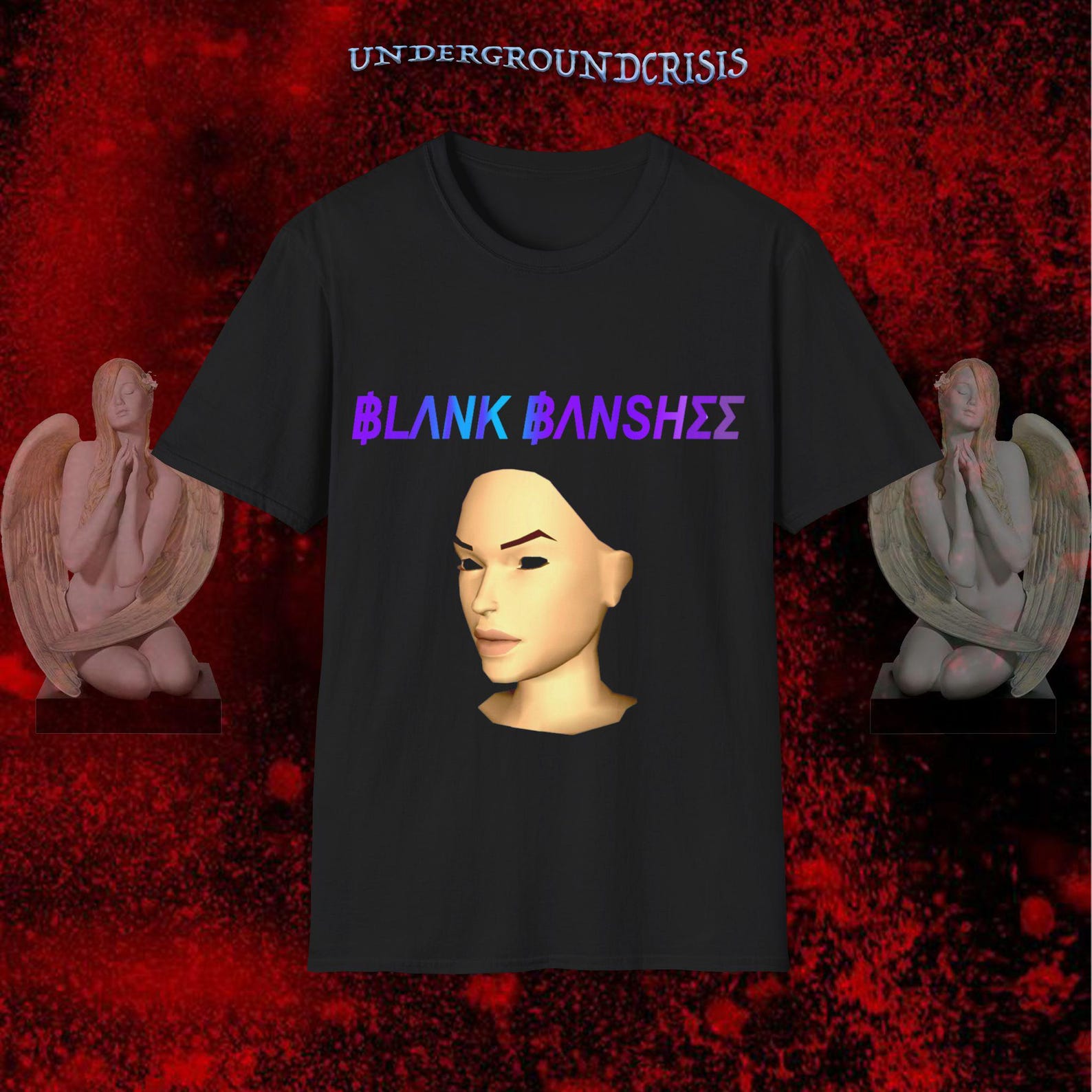 Blank Banshee Startup Vaporwave T-Shirt S