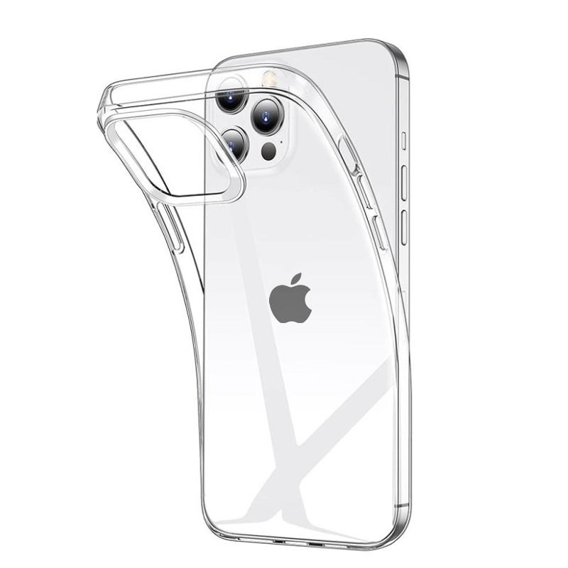 Luxury Ultra Thin Soft TPU Silicone Case for iPhone 17 16 15 11 12 13 Mini 14 Pro Max X XR 7 8 Plus Transparent Back Cover Case