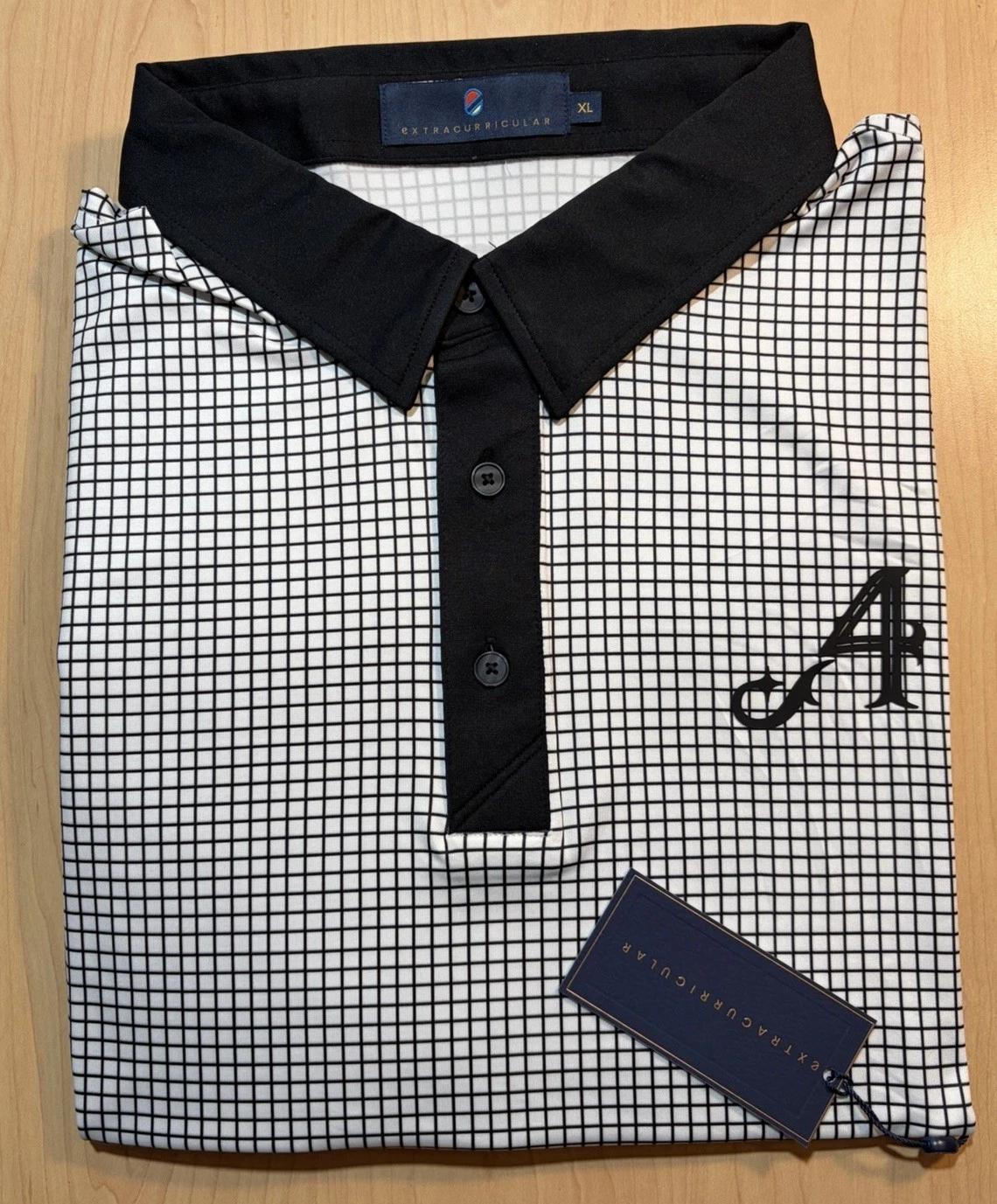 4 Aces Golf Club Tee Square Polo Shirt XL NWT Extracurricular XL