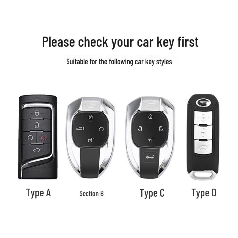Genuine Leather Key Cover for GAC Trumpchi GS4, GS3, GS8, Chuanqi M8