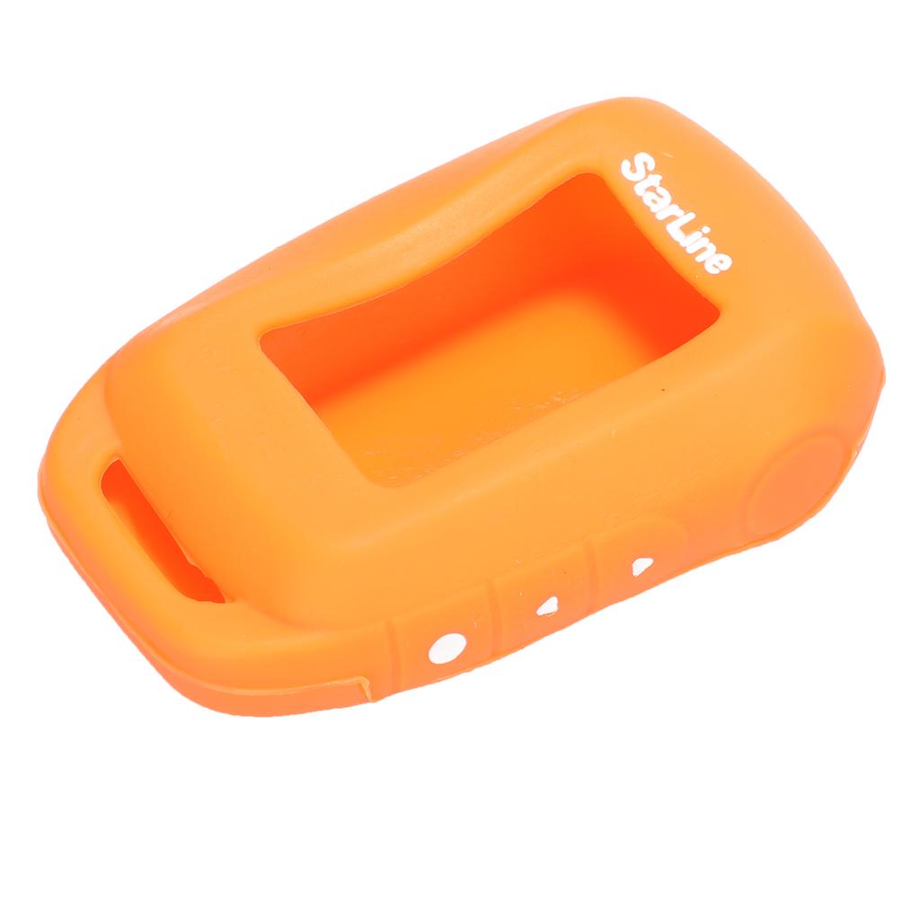 Jingyuqin Remote Silicone Keychain For Starline A92 / A94 / V62 / A62 / A64 Russian Two Way Car Alarm LCD Control