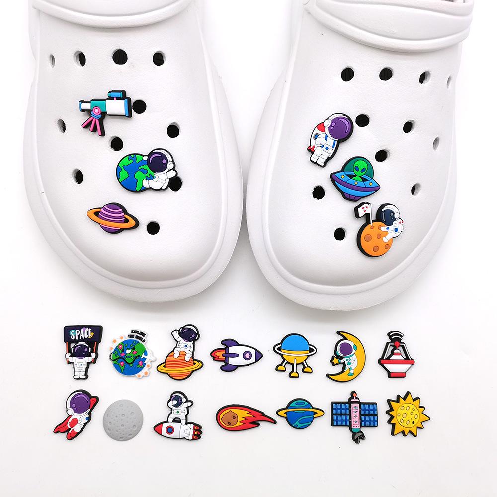 Astronaut Shoe Charms for Crocs - Decorative Garden Shoe Buckles