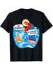 Everyday Cotton Tee, Hi Drowning I'm Funny Tees T-Shirt Print, Crew Neck Style, Ideal for Hiking, Ca
