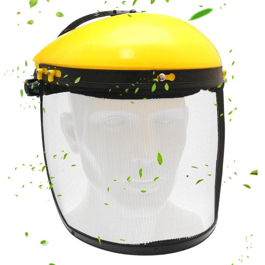 Face Shield Chainsaw Splash Prevention Electric Cutting Gardening Protection Mesh Face Shield Protective Mask  Helmet Safety