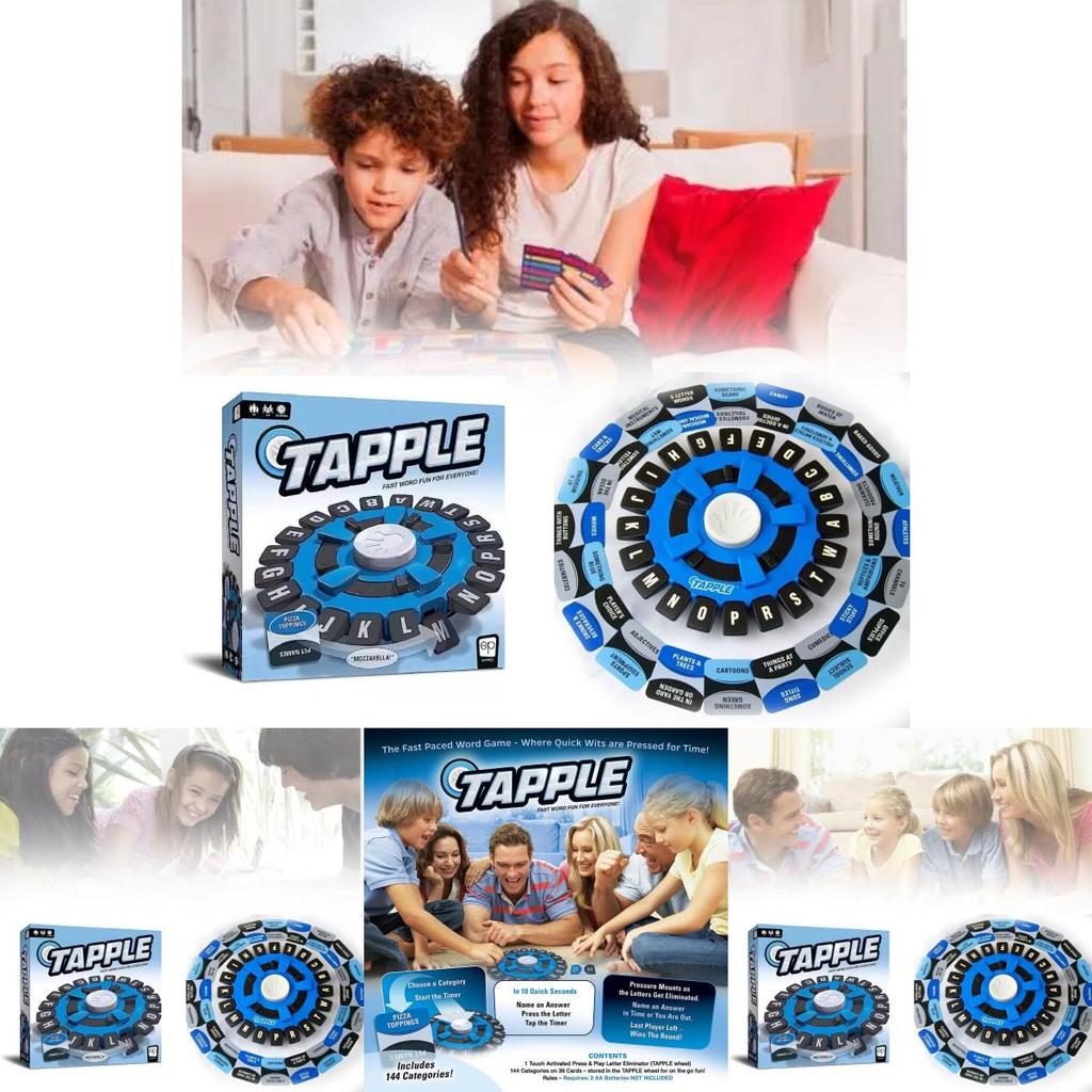 Tapple Tower Rychlá rodinná desková hra Barevná vzdělávací hračka pro všechny věkové kategorie