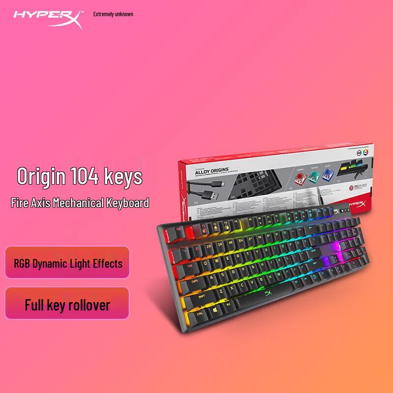 

HyperX Alloy Origins 104 Mechanical Gaming Keyboard