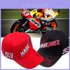 Marc Marquez 93 Pasirašyta siuvinėta beisbolo kepuraitė motociklų entuziastams