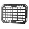 Truck Bed Molle Panel Rack 11x15.3x0.1in Aluminum L Track Cargo Storage Organizer for Cars SUVs Pickup RVs