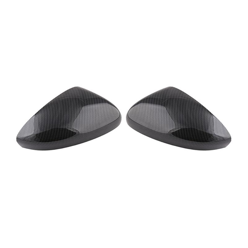 1 Pair Rearview Mirror Cover Cap Carbon Black for Honda Accord 10th 2018