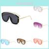 Trendy G Brand Oversized One Piece Sunglasses Colorful Metal Frame Stylish Outdoor Modern Shades Men Uv400 Polarized Full Frame