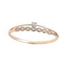 Bracciale Cerchio Intarsiato con Diamanti a Forma di 8 Incrociato - Gioiello Versatile, Creativo ed Elegante