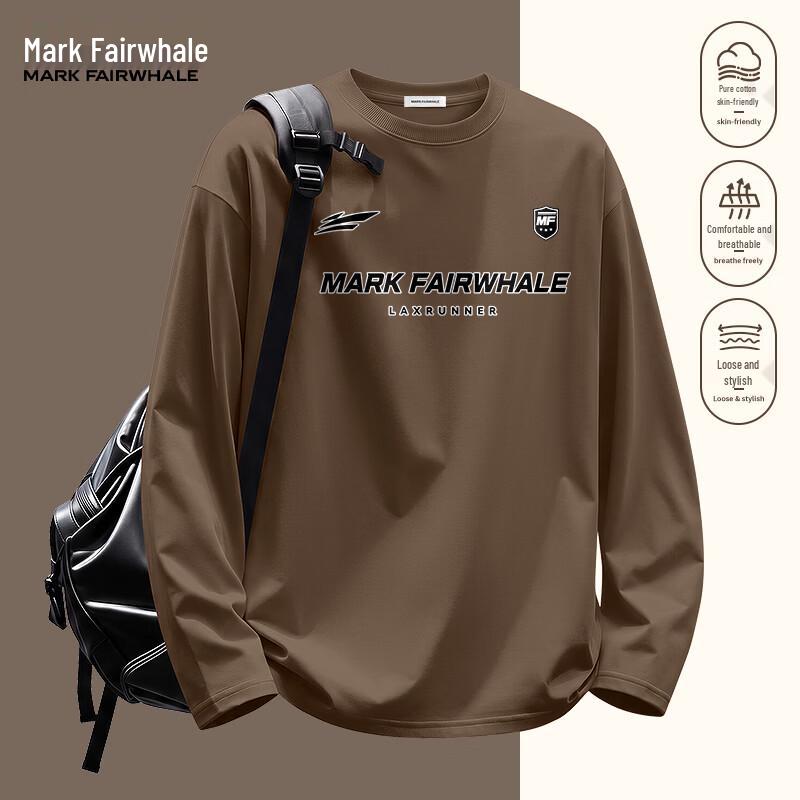 Mark Fairwhale Men's Commuter Cotton Long-Sleeve T-Shirt