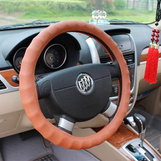 Wave Circle Hot-Selling Punching Car Steering Wheel Cover Set Four Seasons General Auto Upholstery Direction