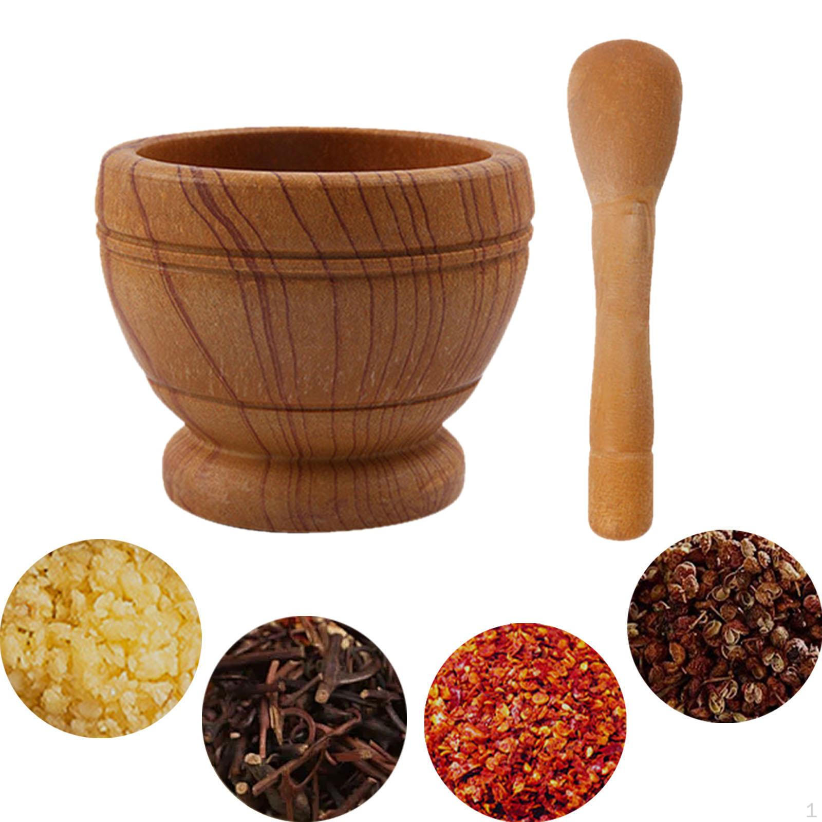 

Чеснокодавка кухонная мудлер противоскользящая основа многофункциональный набор для измельчения специй миска для гуакамоле темно-коричневого