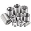 60pcs/set Silver M3-M12 304 Wire Thread Insert Repair Kit Set Stainless Steel Spiral For Hardware Repair Tools Easy Install