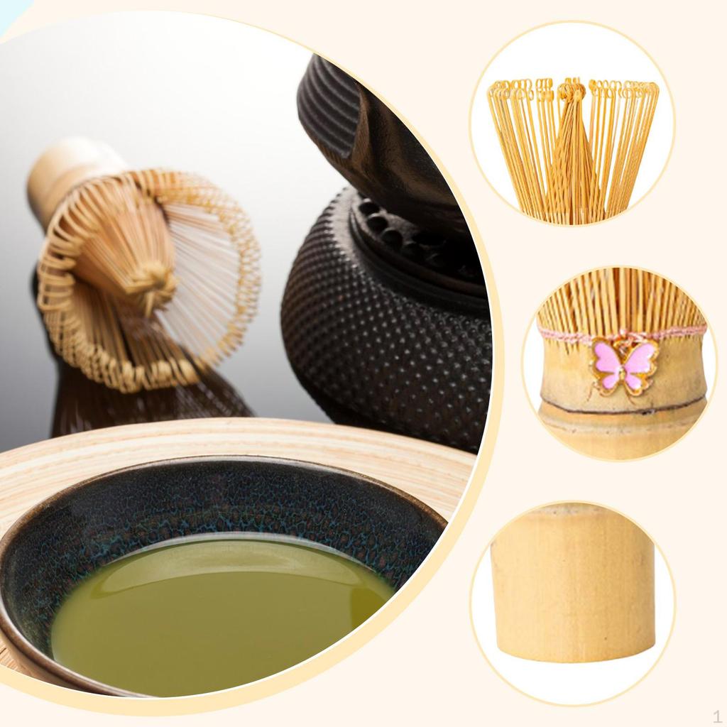 Bamboo Japanese Matcha Stirrer Chasen 2.3x4.2inch Mixing Tool