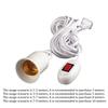 3/5/10m Lamp Bases Universal With Switch Led Bulb Socket Adapter E27 Screw Lamp Holder Accessories Tools Two Plugs Suspension
