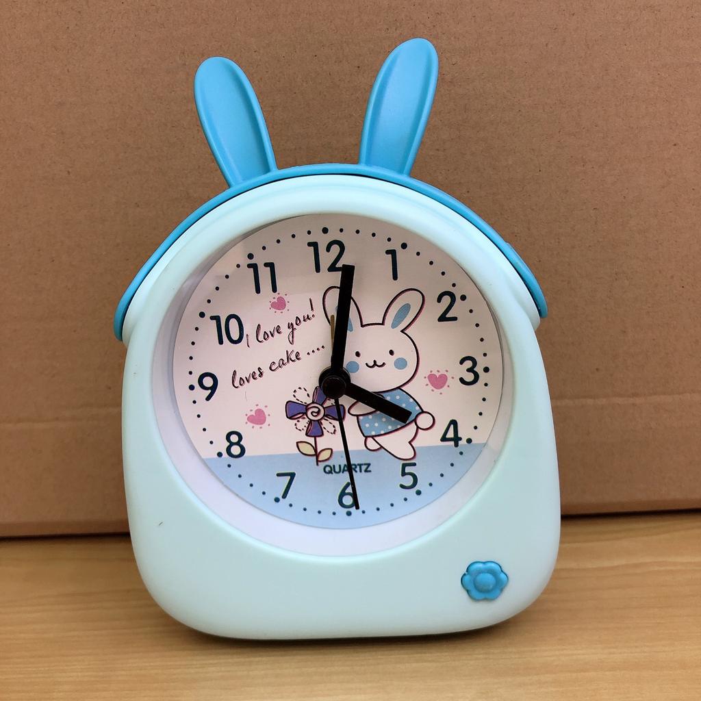 Lazy gift cute rabbit watch creative cartoon style fashionable living room study room pencil clock
