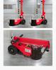 Heavy Duty Horizontal Pneumatic Hydraulic Jack, 80/100 Ton for Auto Repair with Special Air Pressure and 30/50T Hydraulic Oil Capacity.