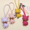 Cute Cartoon Fox Bag Pendant Couple Luggage Accessories Fashion Keychain Charm Car Accessory