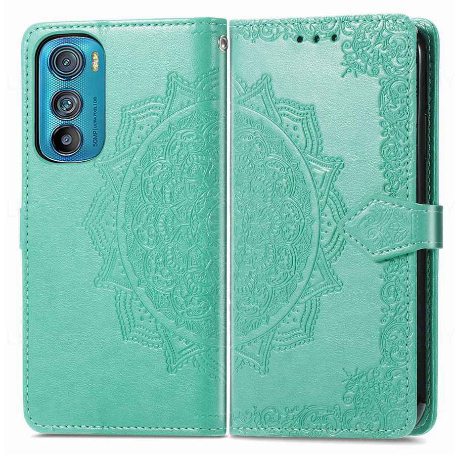 Foral Book Leather Wallet Flip Case For Motorola Edge 70 60 Fusion Moto G17 G57 Power G67 G77 G85 G56 5G G35 G86 G75 G54 G55 G34 G15 G06 G14 G24 Cover