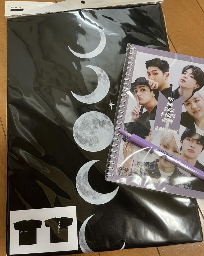 

[USED] BTS Jimin Original T-shirt Birthday Ballpoint Pen Notebook