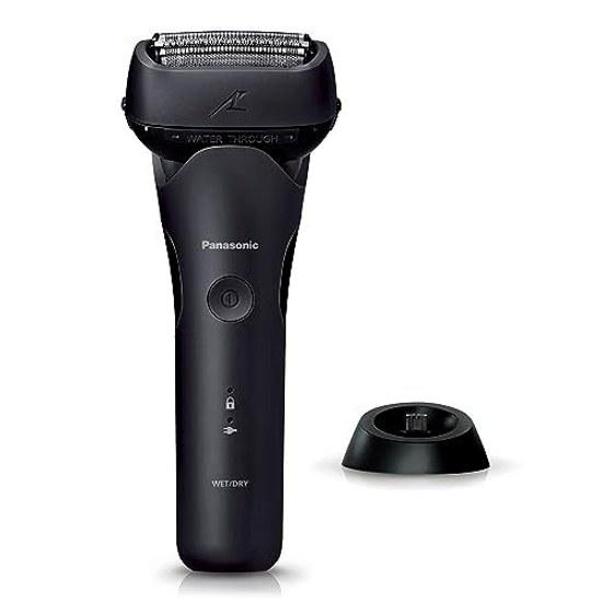 Panasonic Shaver Lambda Dash 3-Blade Electric Razor Mens Close-Fitting Swing Head ES-L340W-K Black
