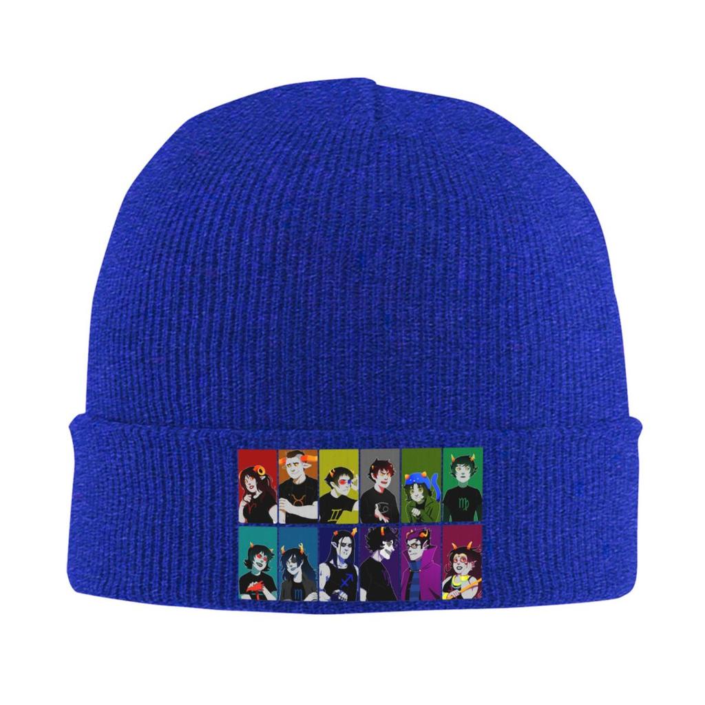 Cappello Caldo Lavorato a Maglia Homestuck Wheel Anime Berretto Invernale Cappello a Cuffia Berretti Skullies Cappelli Hip Hop per Unisex
