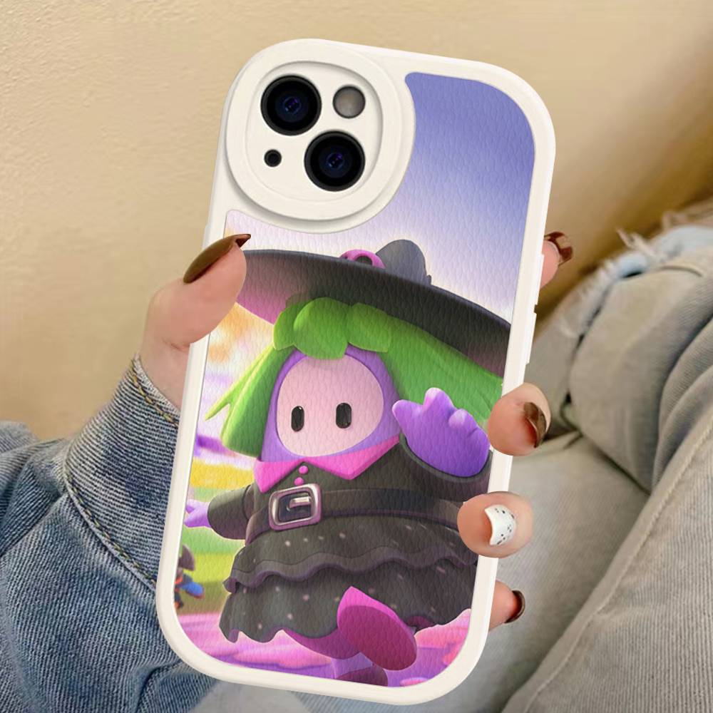 F-Fall G-Guys Party Game Phone Case Hard Leather For IPhone 14 13 16 Mini 15 14 11 12 Pro Max Plus Fundas