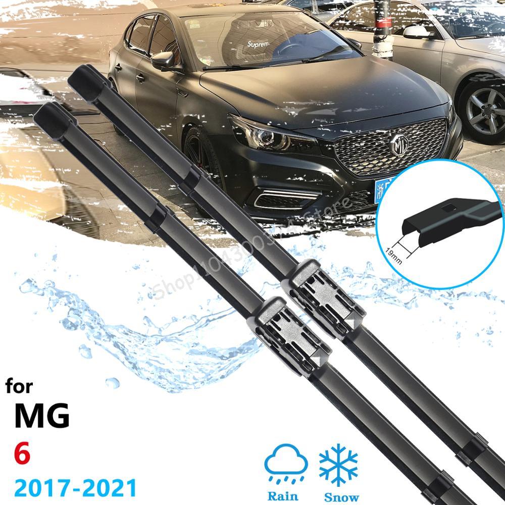 

Car Front Wiper Blades for MG 6 MG6 2017 2018 Window Windshield Windscreen Wipers Car Accessories Brushes Washer 2pcs 2pcs
