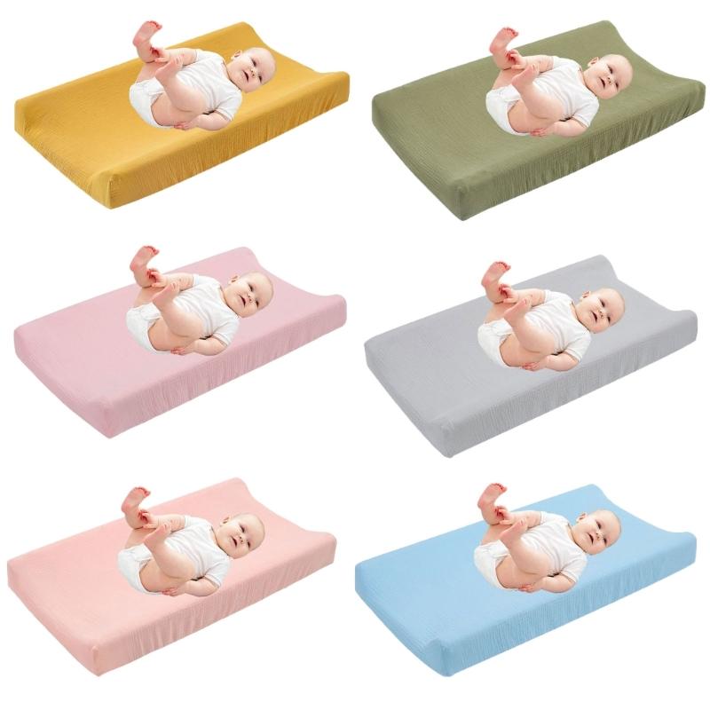 Newborn Baby Diaper Changing Pad Cover Cover Soft Stretchy Muslin Breathable Cover Change Table Cover for Lounger Cover