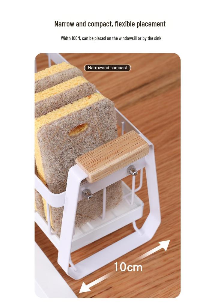 Multi-Functional Kitchen Sink Rack for Draining, Storage, and Organization