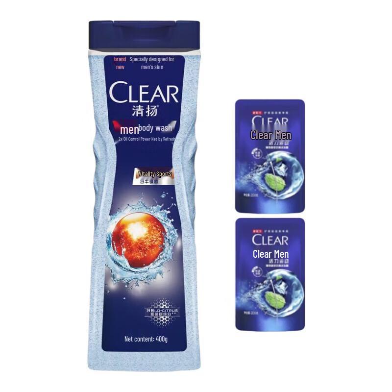 

Clear Men Balance Oil Control Fragrant Sport Shower Gel & Shampoo Set