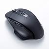 Sanwa Supply Silent Wireless Blue LED Mouse Type-C/A Connector Included Large 5 Button MA-WBLC169BK