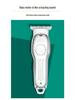 Rechargeable Hair Clipper with Adjustable Levels and Stainless Steel Blade