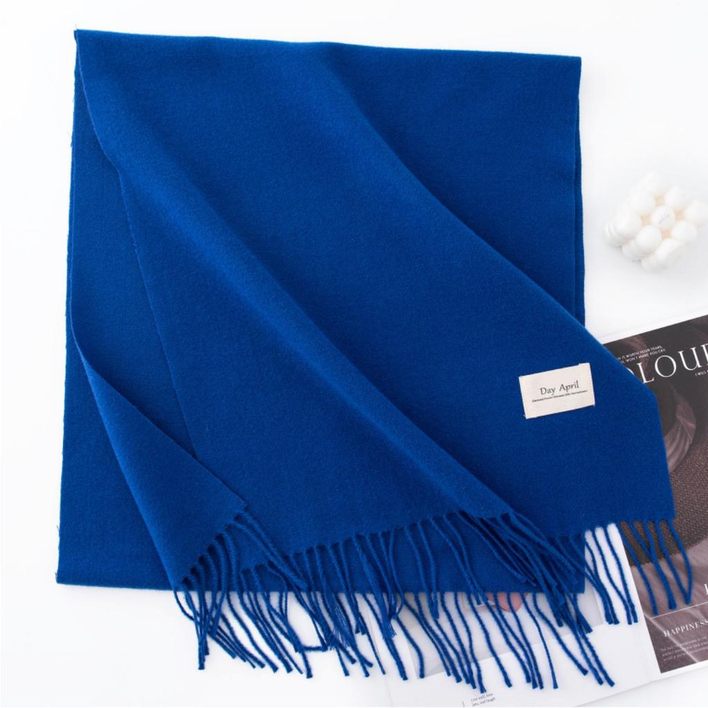 Solid Color, Maillard, Scarf, Ladies', Scarf, Warm Shawl Sunshade and Dust Prevention